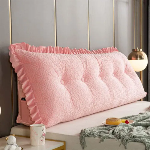 Miniatura 7 de Almohada grande de cuña de lectura, cojín para cabecero de cama, cojín para cama individual, matrimonial, Queen, King, litera, azul, 59 pulgadas