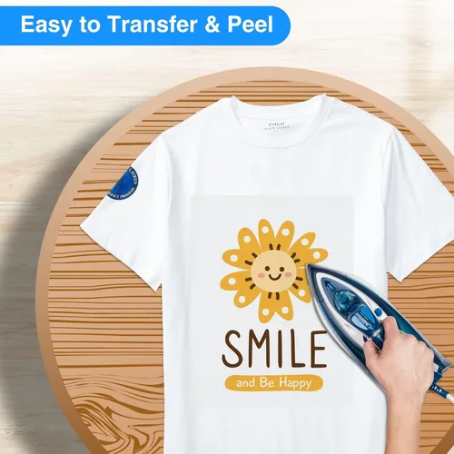 Miniatura 4 de Rollos de Vinilo de Transferencia de Calor HTV de 12" x 10 pies, Blanco, Sooez Vinilo HTV para Camisetas, Vinilo para Planchar, Fácil de Cortar