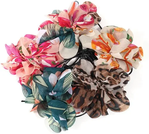 Miniatura 2 de Elegance Emulation - Collar de flores de rosas para mujer, gargantilla floral grande bohemia hecha a mano con pétalos de encaje