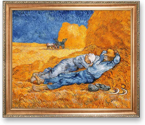 Miniatura 293 de A&T ARTWORK Noche estrellada sobre el Ródano de Vincent Van Gogh. Tamaño del marco: 36 x 30 pulgadas, tamaño de la imagen: 30 x 24 pulgadas