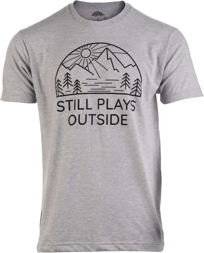 Miniatura 43 de Camiseta de senderismo Still Plays Outside Divertida camiseta para excursionista, camping, campista, al aire libre, hombres y mujeres