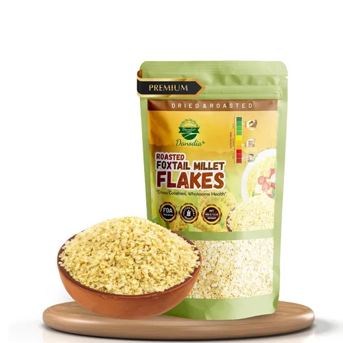 Miniatura 17 de Danodia Foods Ragi Jaggery Choco Flakes 250g/8.8 oz, Cereal de desayuno de mijo dedo con sabor a chocolate Jaggery inspirado en la India, cereal