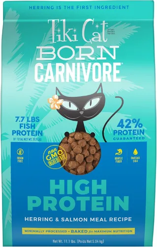 Miniatura 8 de Tiki Cat Born Carnivore - Alimento seco para gatos con alto contenido de proteínas, pollo y huevo deshuesado, bolsa de 2.8 libras
