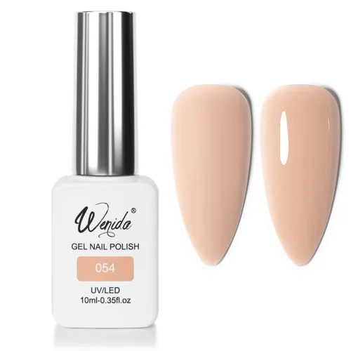 Miniatura 6 de Esmalte de uñas de gel blanco, 0.3 onzas líquidas, color gel de punta francesa UV/LED, perfecto para manicura y pedicura en casa o en el salón.
