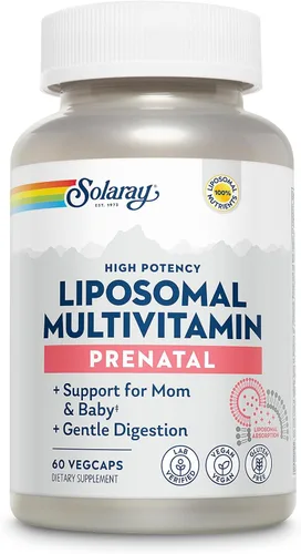 Miniatura 14 de SOLARAY Multivitamínico liposomal para mujeres 50 Plus, absorción mejorada con hierro, vitamina D, vitamina C, B12, biotina y más, apoyo