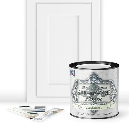 Miniatura 164 de Pintura TODO EN UNO, Abbey (gris cálido), Muestra de 8oz - Pintura duradera para gabinetes y muebles. Imprimación y capa superior incorporadas,