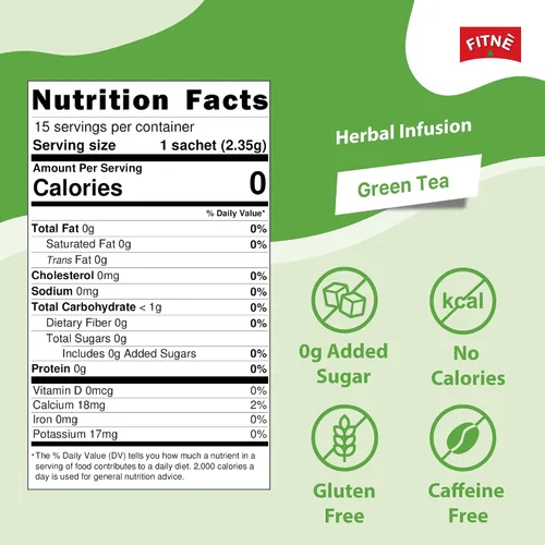 Miniatura 8 de FITNÈ Té verde a base de hierbas miel limón con infusión de Garcinia Senna suave desintoxicación limpia alto antioxidante sin calorías edulcorante