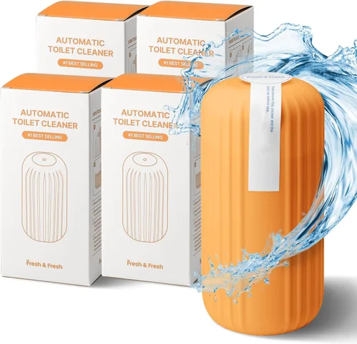 Miniatura 19 de Fresh & Fresh Limpiadores automáticos para inodoros – 3 botellas (hasta 2500 descargas/botella), limpiador comercial y residencial de 3 a 4 meses