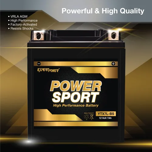 Miniatura 4 de ExpertPower Batería YTX7L-BS 12v 7Ah para Honda 250 CMX250C Rebel 1996-2014