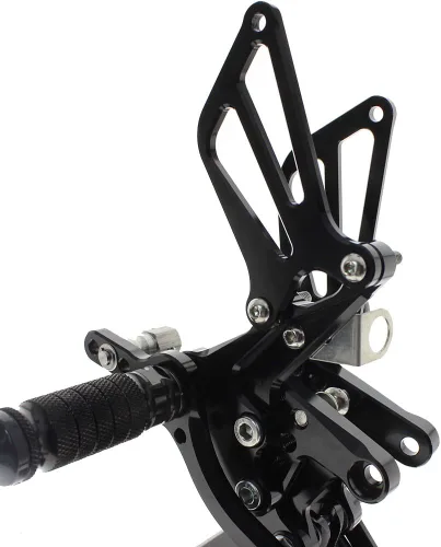 Miniatura 6 de PROCNC Estriberas traseras de aluminio para motocicleta Reposapiés Estriberas traseras Apoyapiés Compatible con Suzuki GSXR1000 2000 2001 2002 2003