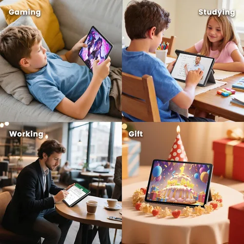 Miniatura 8 de Tablet Android de 10 Pulgadas, Octa-Core, Tablet Android con 8GB+128GB+1TB de Expansión, WiFi 6, Mini Tablets con Pantalla IPS táctil de 1280 x 800