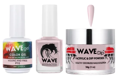 Miniatura 57 de WAVEGEL - Juego de gel de remojo, laca de uñas y polvo acrílico a juego - Colección Simplicity - #P109 Blizzard