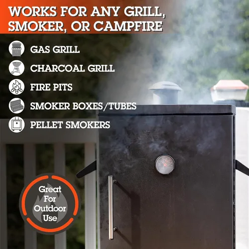 Miniatura 2 de Camerons Pellets para asar (manzana) - Gránulos para ahumar madera para ahumar y parrillas de barbacoa, combustible de barbacoa 100% natural secado