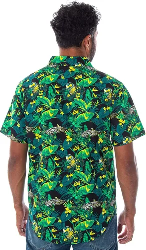 Miniatura 2 de Star Wars Millennium Falcon and R2-D2 Tropical Hawaiian Camisa para hombre