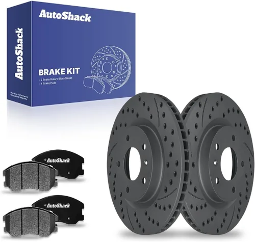 Miniatura 11 de AutoShack Rotores de freno delanteros de cerámica Reemplazo para Suzuki XL-7 2007-2009 Chevrolet Equinox 2012-2015 Captiva Sport 2008-2010 Saturn