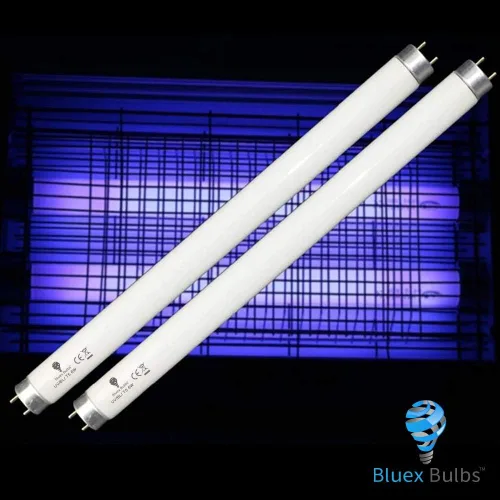 Miniatura 3 de Bluex Bulbs Paquete de 2 Lámpara Bombilla de Repuesto para Exterminador de Insectos Tubo de Luz 10W para Exterminador de Insectos Electrónico de 20W