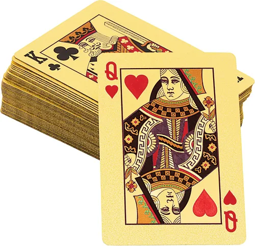 Miniatura 2 de American Coin Treasures Ben Franklin - Juego de cartas de papel de oro de 24 quilates