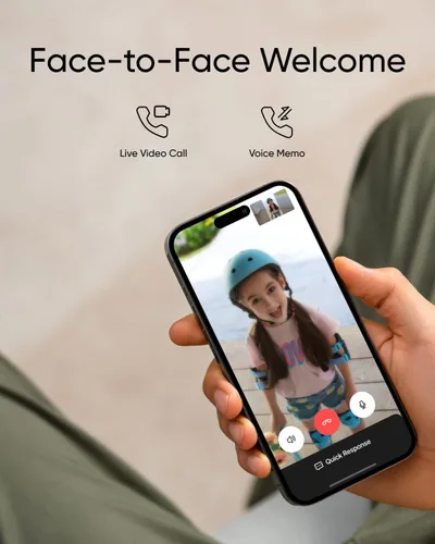 Miniatura 5 de eufy Security Timbre de video C30 con timbre adicional, alimentado por batería, 2K FHD, vista ampliada 16:9, fácil instalación, videollamada