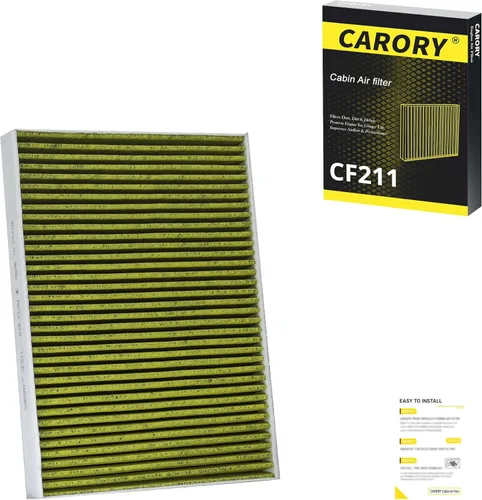 Miniatura 56 de Filtro de aire de cabina con carbón activado para Honda 2017-2025 CR-V, Civic 2016-2025, Fit 2009-2020, HR-V 2016-2025, Odyssey 2018-2025, Insight