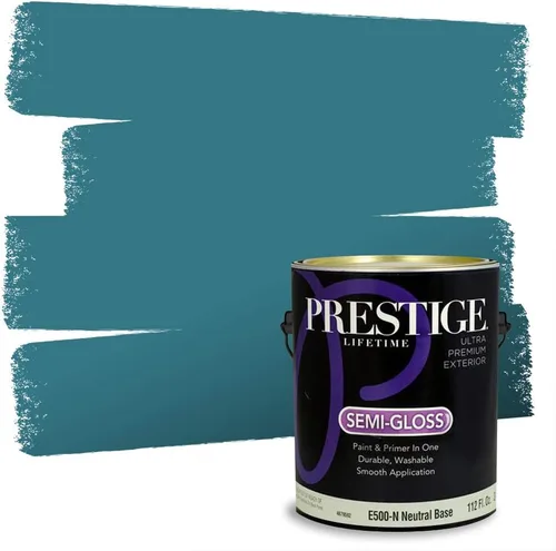 Miniatura 228 de PRESTIGE Pintura interior e imprimación en uno, azul cielo, semi-brillante, 1 galón