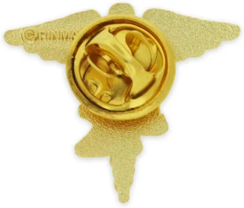 Miniatura 26 de PinMart s Caduceus - Pin de solapa esmaltado para enfermería, insignia ideal para CNA, accesorios de asistente médico, insignia de enfermera