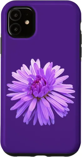 Miniatura 5 de iPhone 15 Purple flower, purple flower, floral tendril floral pattern Case