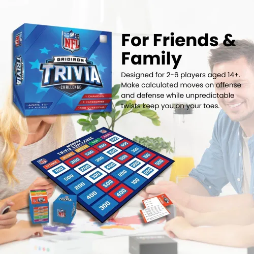 Miniatura 5 de Masterpieces Family Game - NFL Gridiron Trivia Challenge