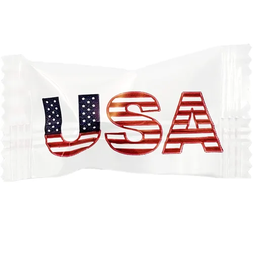 Miniatura 4 de 275 unidades de caramelos patrióticos de menta con la bandera de Estados Unidos envueltos individualmente en rojo, blanco y azul, Día de los Caídos