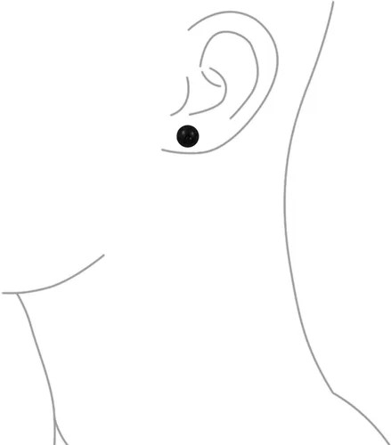 Miniatura 3 de Aretes grandes de plata de ley 925 con piedras preciosas naturales de 0.394 pulgadas para mujeres y adolescentes, variedad de piedras de nacimiento
