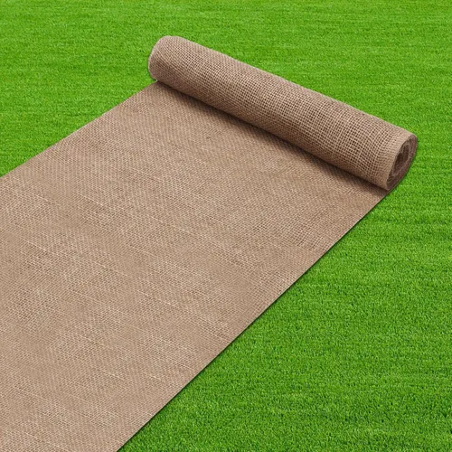 butarfe Tela de Jardín de Arpillera de 40" x 30 Pies, Rollos de Envoltura Natural de Arpillera para Árboles, Barrera contra Malezas, Rollo de Tela