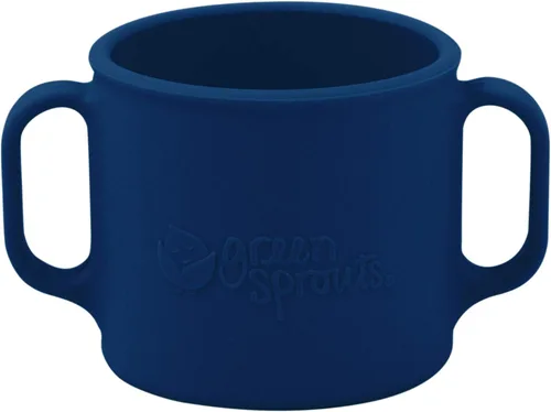 Miniatura 4 de green sprouts Taza de aprendizaje La silicona ayuda a evitar productos químicos nocivos Ayuda al niño a desarrollar habilidades independientes