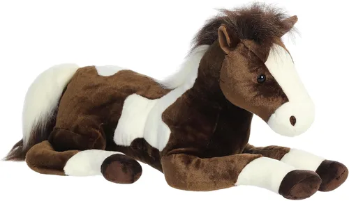 Miniatura 2 de Aurora® Adorable animal de peluche Super Flopsie™ Paint™, facilidad lúdica, compañeros atemporales, color marrón, 27 pulgadas