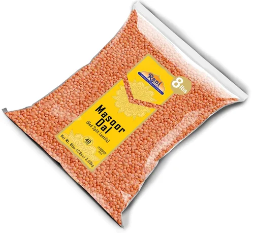 Miniatura 8 de Rani Masoor Dal (lentejas rojas indias) gramo dividido, 128 onzas (8 libras) 8.0 lbs, a granel ~ todo natural, apto para gluten, sin OMG, vegano