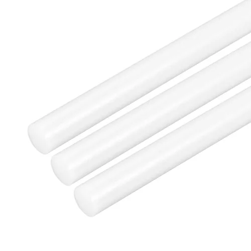 Miniatura 8 de uxcell Varilla redonda de plástico de 1/2 pulgada de diámetro y 20 pulgadas de longitud, varillas de polioximetileno, barras redondas de plástico
