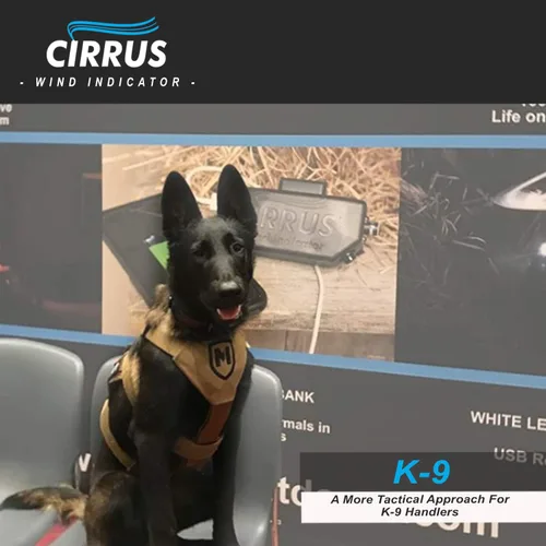 Miniatura 10 de Cirrus Indicador de viento - K9 Indicador de humo de entrenamiento de aroma para perros con linterna LED y banco de energía - Detector recargable