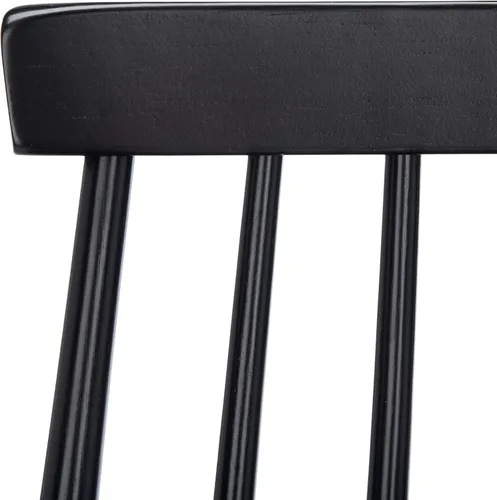 Miniatura 4 de Safavieh Home Collection Beaufort - Taburete de bar (30 pulgadas, 2 unidades), color negro