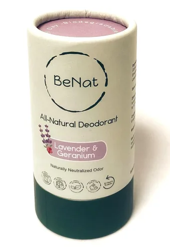 Miniatura 9 de BeNat Desodorante natural para mujeres y hombres, árbol de té sin bicarbonato de sodio, sin aluminio, sin gluten y sin crueldad, protección duradera