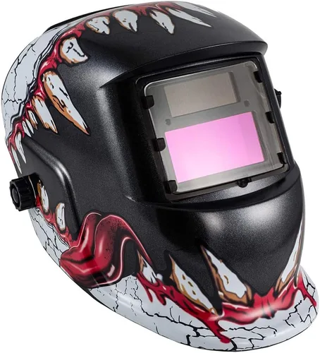 Miniatura 4 de iMeshbean® Pro Cool Solar Power - Casco de soldadura con oscurecimiento automático con función de molienda y 2 cubiertas de lente extra Arc Tig Mig