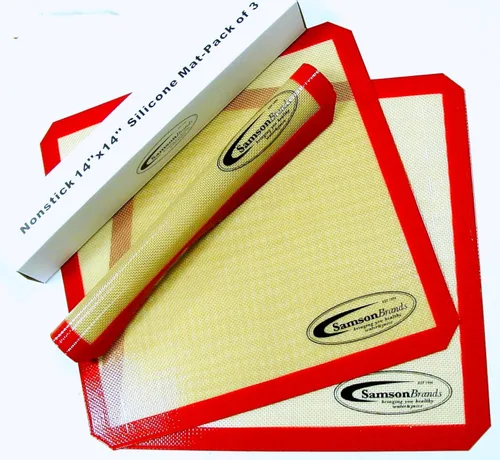 Paquete de 3 deshidratadores genéricos antiadherentes de silicona prémium de 14 x 14 pulgadas para Excalibur, L'equip, Sedona, para hacer pieles de