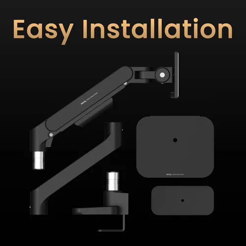 Miniatura 11 de BenQ BSH01 Ergo Brazo de Monitor - Soporte de Monitor con Resorte de Gas para Pantallas de hasta 45'' y 44 libras, Instalación Rápida, Sin Descenso