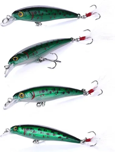 Miniatura 4 de Jerk Baits para pesca de lubina, señuelos de pesca Jerkbait, señuelos de pececillo Jerk Bait para pesca de agua dulce/agua salada, señuelos de pesca