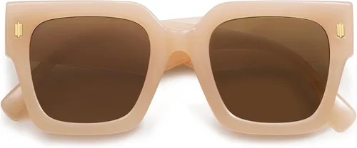Miniatura 43 de SOJOS Gafas de sol cuadradas vintage de gran tamaño para mujer, estilo retro, de lujo, grandes, UV400 SJ2194