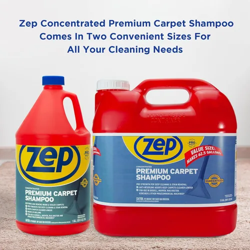 Miniatura 8 de Zep ZUPXC128 - Champú para alfombras de primera calidad, 1 galón (caja de 4), limpieza profunda y eliminación de manchas, para máquinas de alfombras