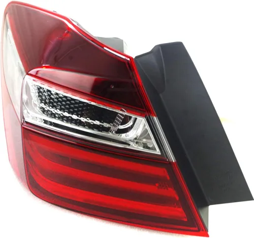 Miniatura 2 de Evan Fischer Conjunto de luz trasera exterior del lado del conductor compatible con Honda Accord Sedan 2016-2017