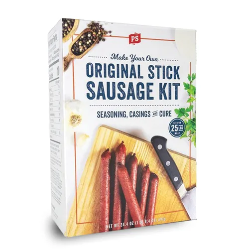 Miniatura 13 de Kit de salchicha de verano con ajo de PS Seasoning - Incluye mezcla de condimentos para salchichas, cura y fundas para hasta 25 libras de carne