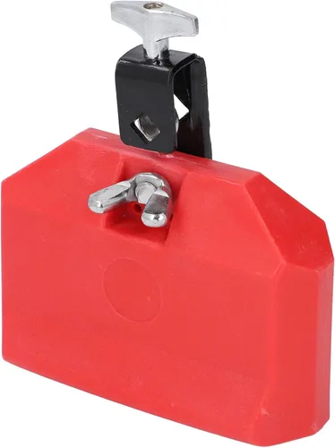 Miniatura 3 de Jam Block Instrumento de percusión musical, bloque de batería latina de plástico duro con palo de madera y soporte de montaje para soporte