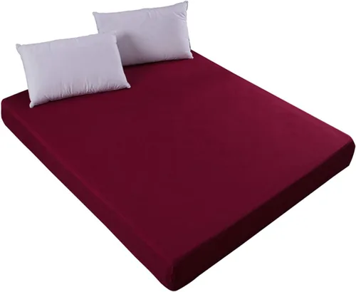 Miniatura 6 de Protector de colchón impermeable para cama transpirable con bolsillo profundo de hasta 12.0 in (negro, doble)
