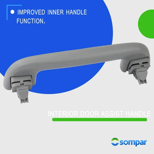 Miniatura 6 de Osompar Manija de asistencia para puerta trasera interior con enchufe de clip (gris claro) compatible con Lexus GX470 2003 2004 2005 2006 2007 2008