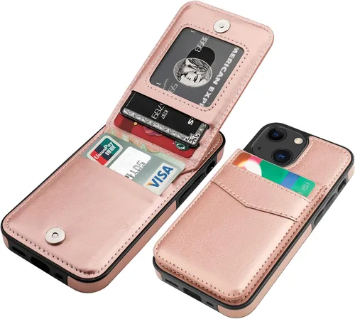 Miniatura 8 de KIHUWEY Funda compatible con iPhone 13 Mini de 5.4 pulgadas (gris)
