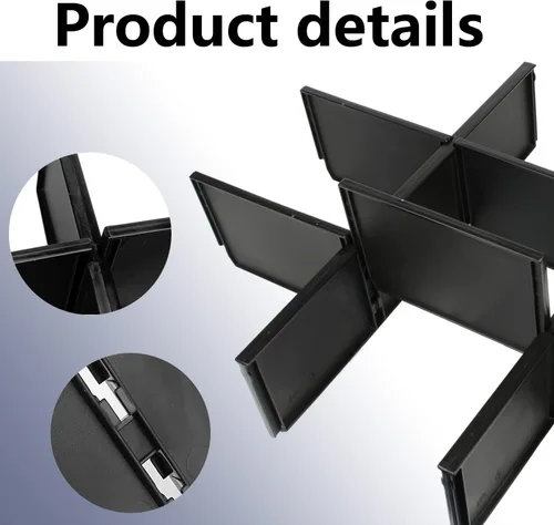 Miniatura 4 de 48-22-8473 Divisores de paquetes para Milwau-kee Packout 3 Cajones Divisores Caja de herramientas (negro)